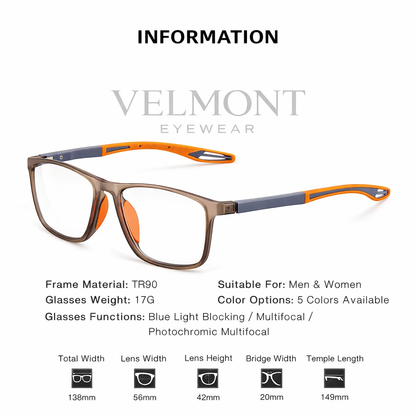 SPORTS TR – MULTIFOCAL GLASSES WITH BLUE LIGHT FILTER [BUY 1, GET 2]