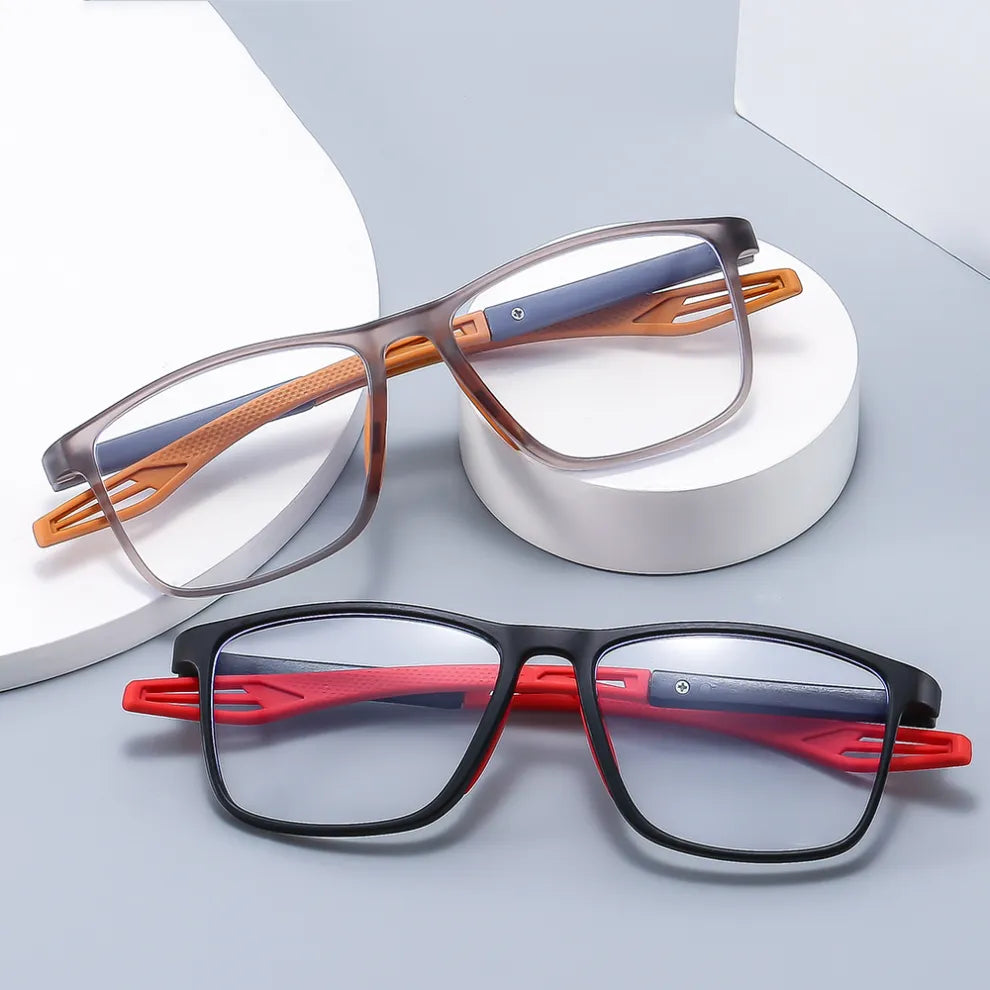 Ultra-Light Sport TR Square Frame Reading Glasses